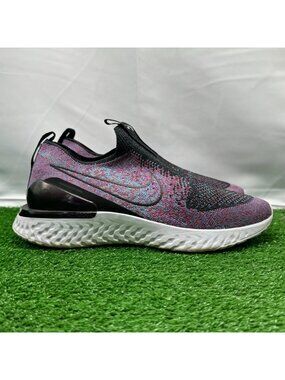 Nike Epic Phantom React Flyknit GS Multi-Color Size 6.5Y Laceless BV1370-002